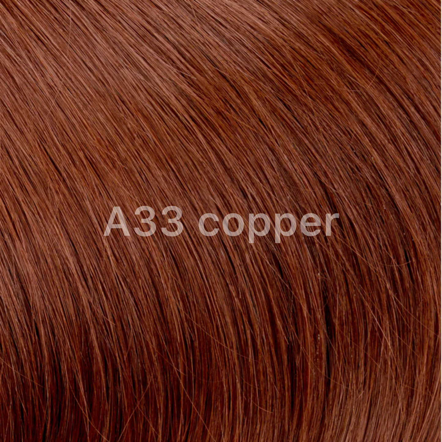Faty's PREMIUM Hair Natural Wave in A33 copper Farbton mit natürlichen Wellen aus Slavisches Echthaar.