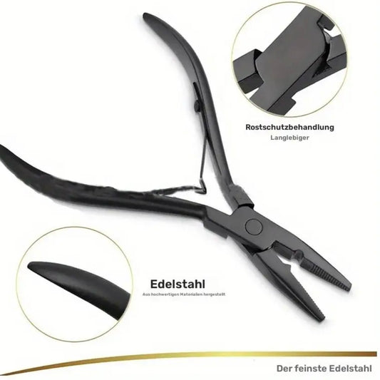Tressen Zange aus Edelstahl | Zange für Tressen, Bondings & Microperlen