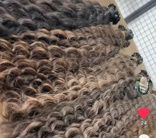 Vip Full ends Curly Hair 65cm