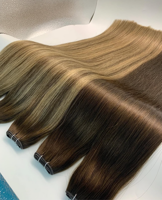 Mf Luxery Tressen ***** 100gr/ 60cm Double drawn hair