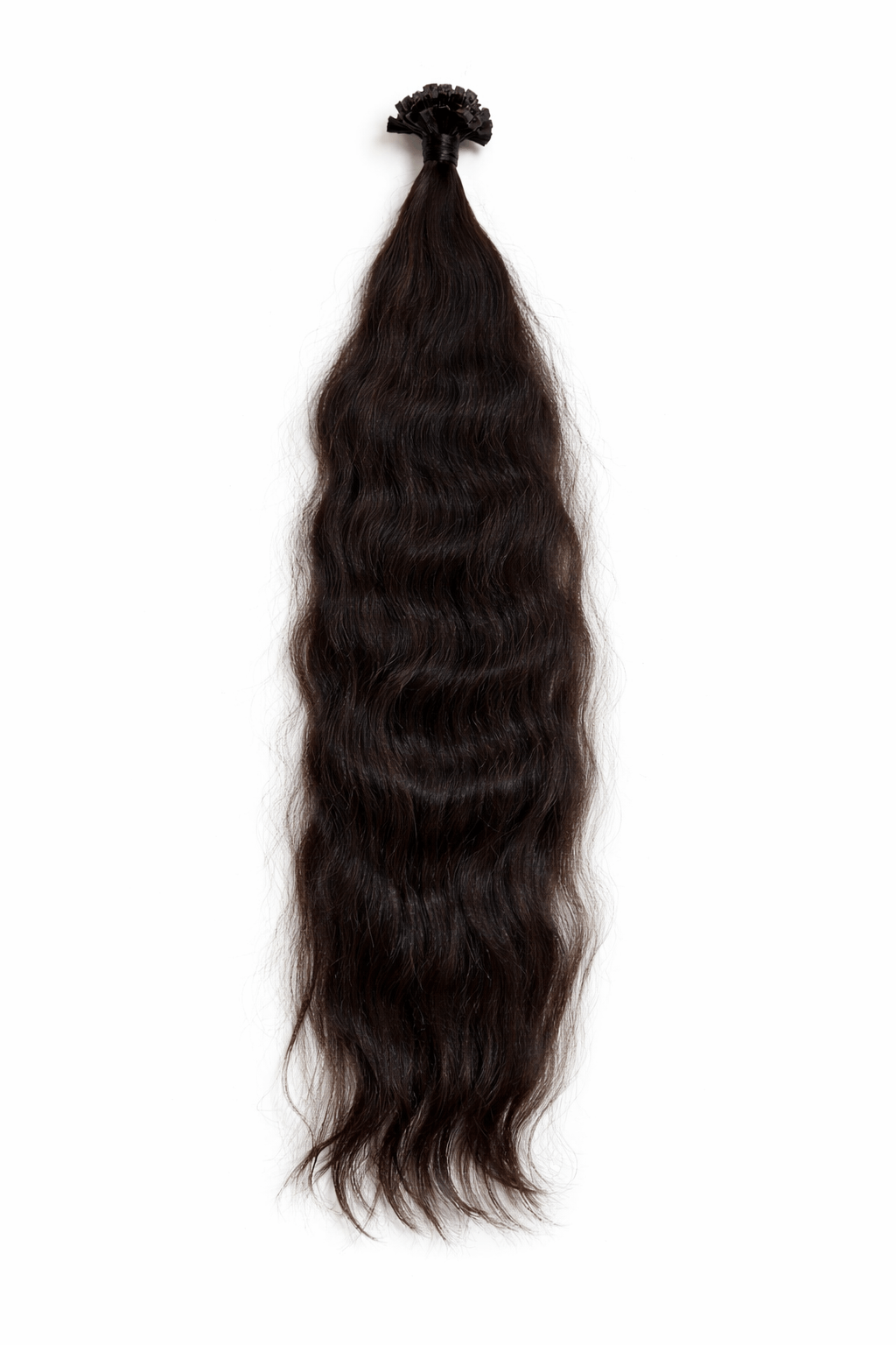 Virgin Echthaar Bonding Extensions Dunkelbraun 77 cm 150 g von Miss Faty Hair