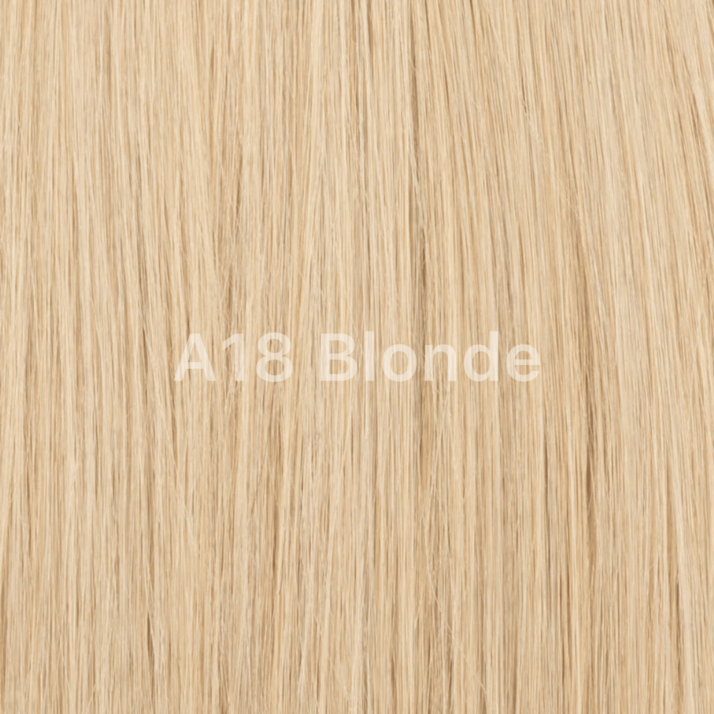 A18 Blonde Haarfarbe für geschmeidigen und natürlichen Look.