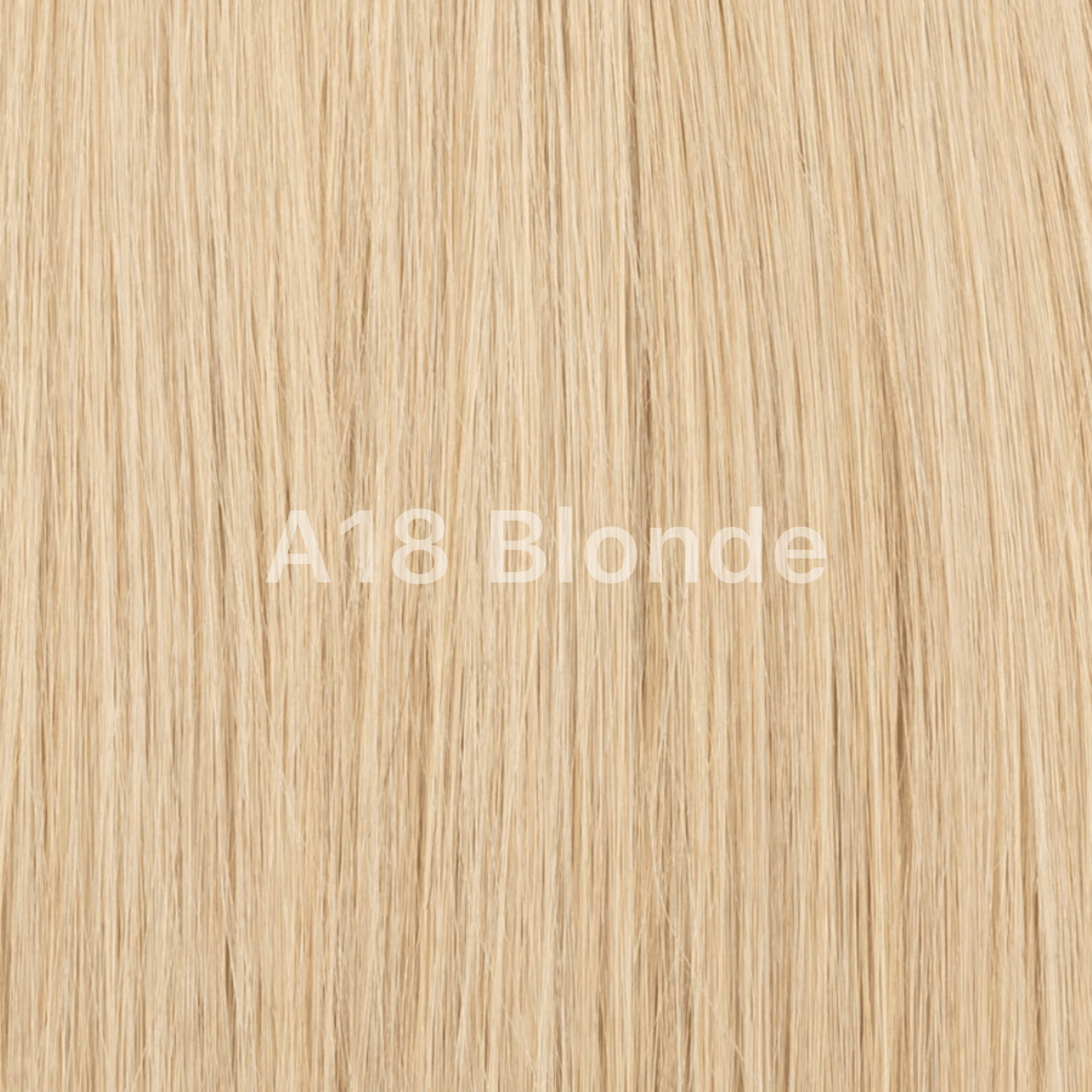 A18 Blonde Haarfarbe für geschmeidigen und natürlichen Look.