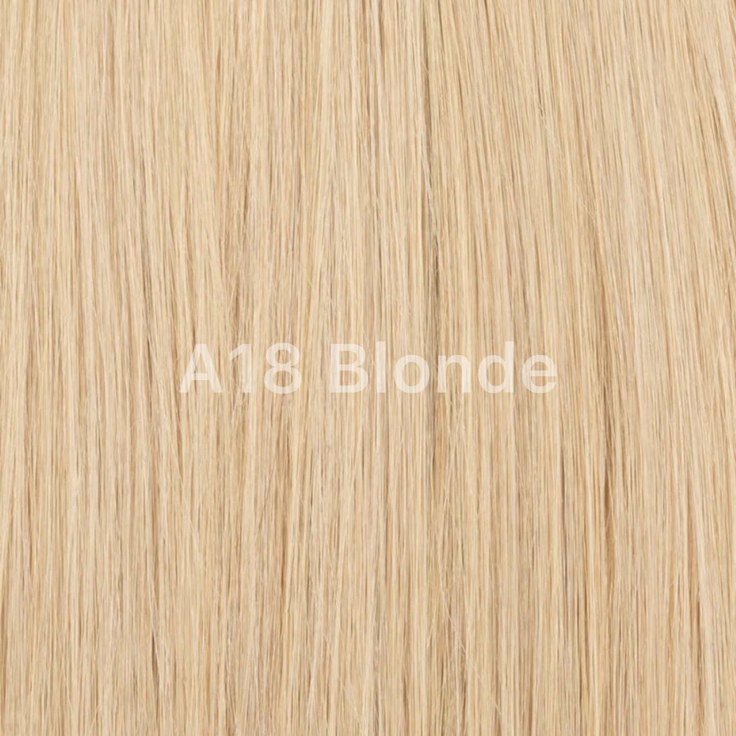 lockige Echthaar-Extensions 65cm in A18 Blond Farbton