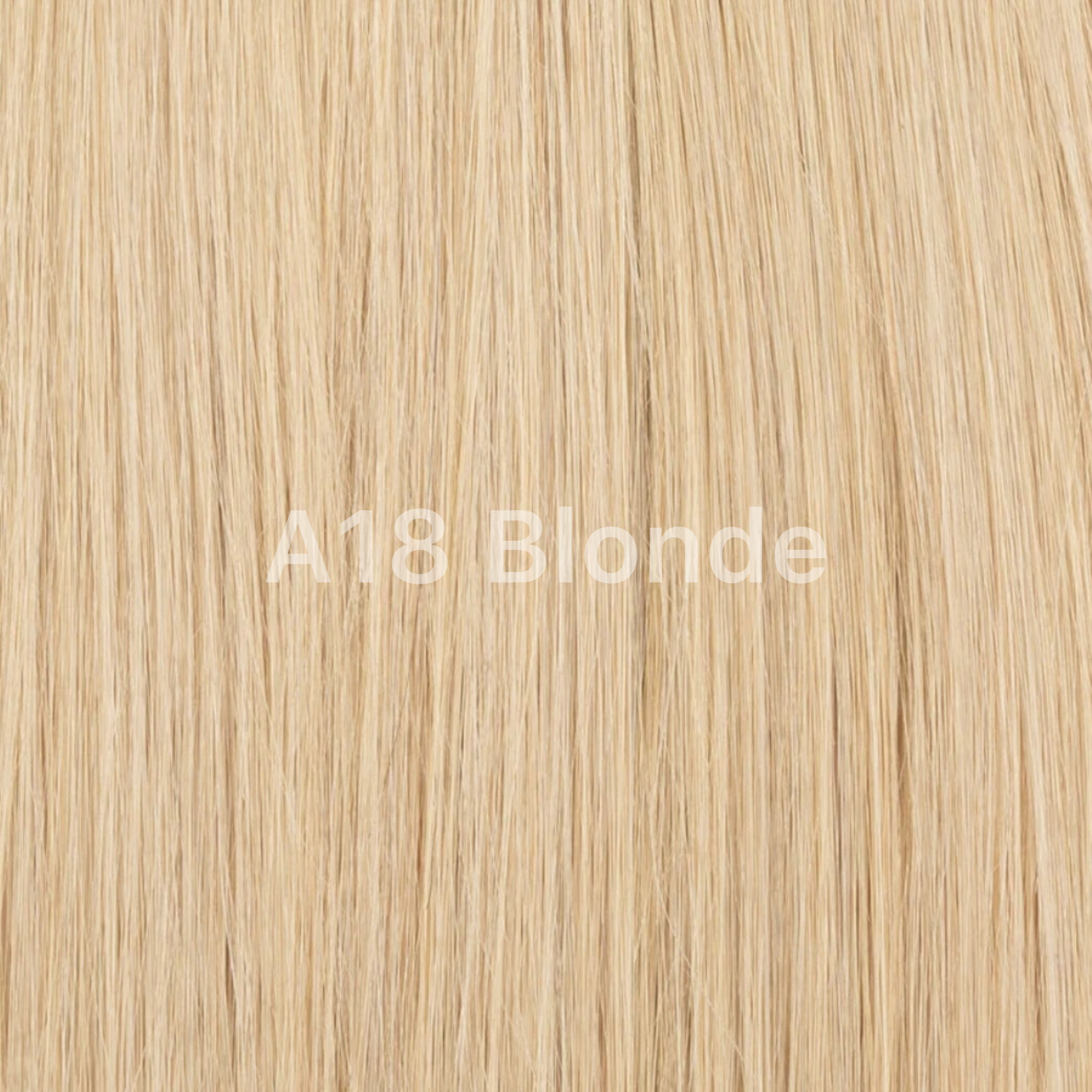 lockige Echthaar-Extensions 65cm in A18 Blond Farbton
