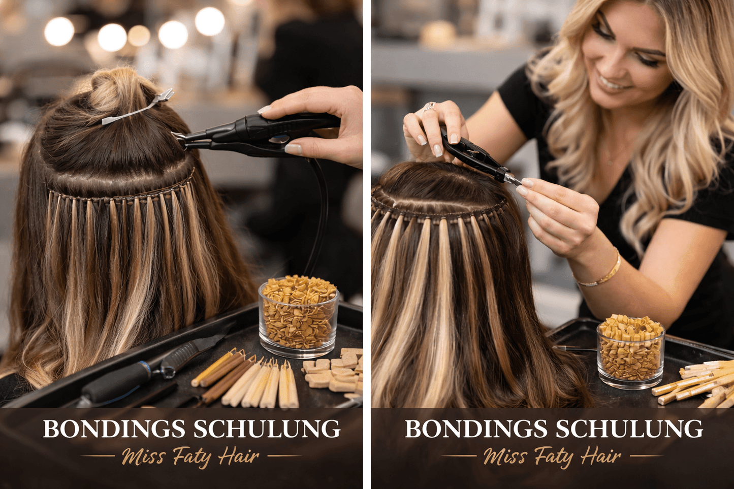 BONDINGS – Professionelle Schulung für Haarverlängerung