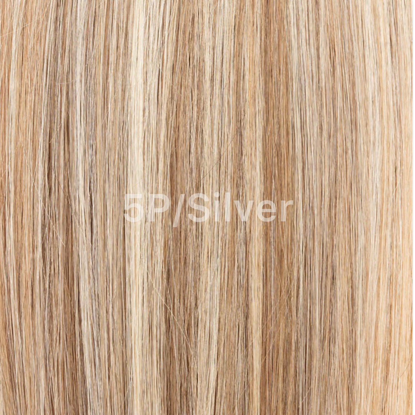 Faty’s PREMIUM Hair Natural Wave aus Slavisches Echthaar natürliche Wellen, strahlende 5P/Silberfarbe.
