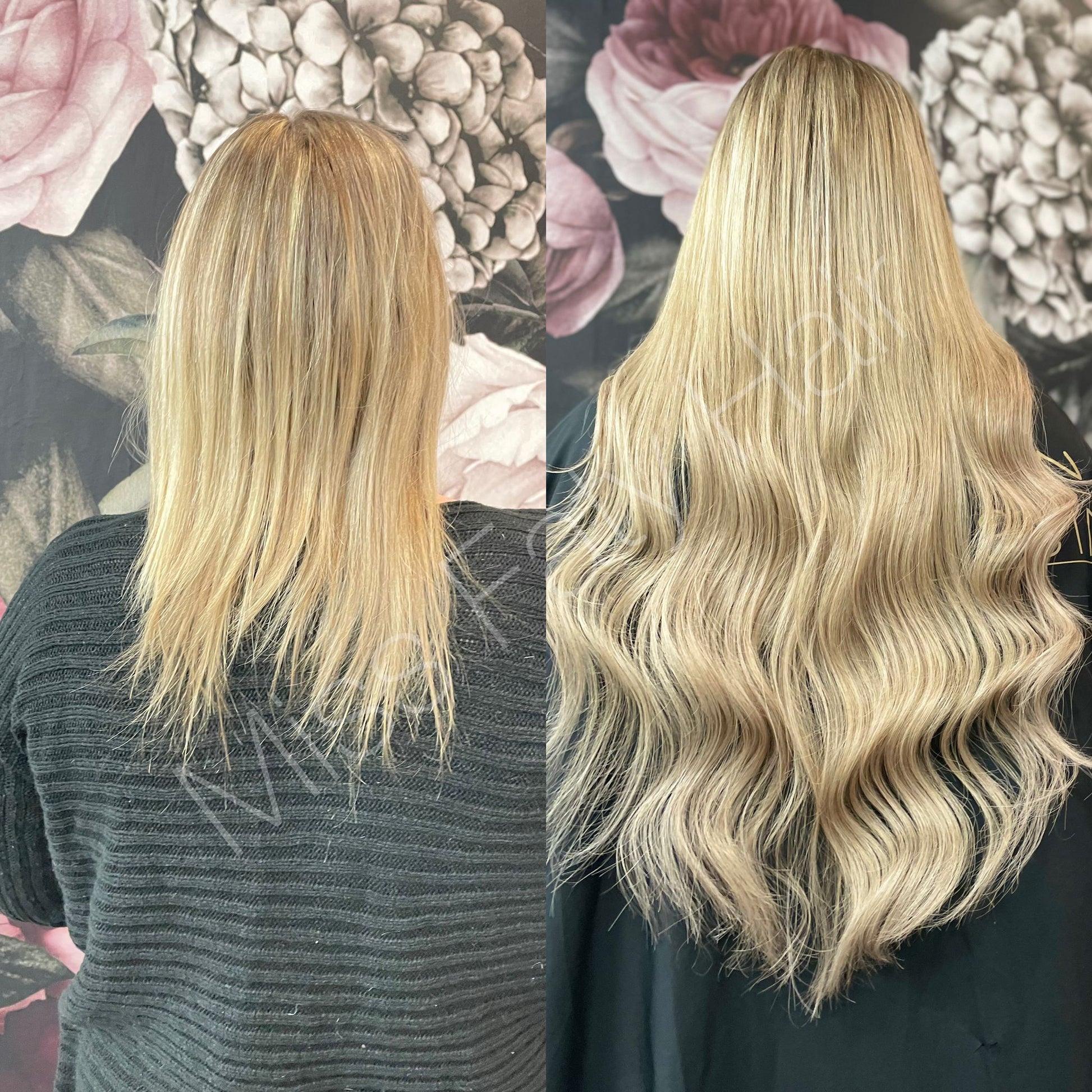 Haarverdichtung/Verlängerung Blondtöne 100g – im Salon bei Miss Faty Hair