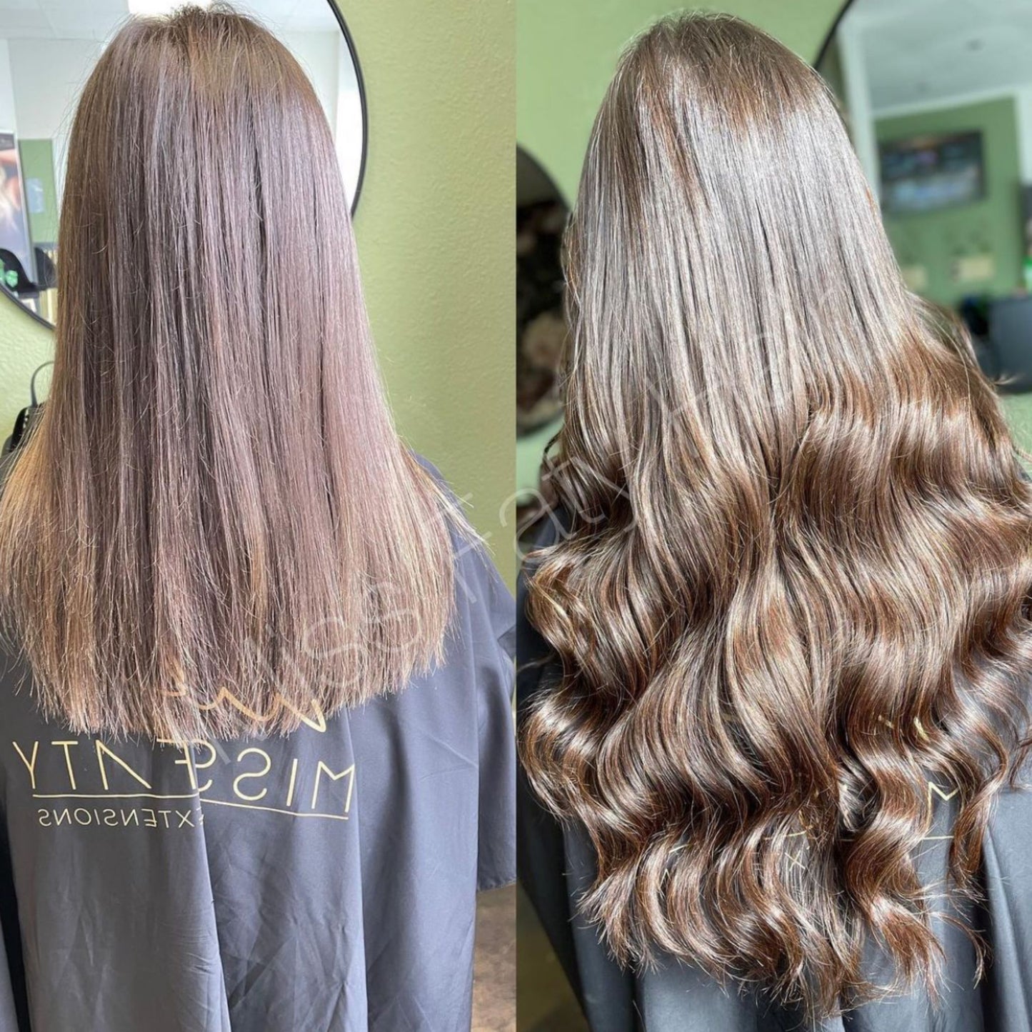 Haarverdichtung/Verlängerung Braun 150g – Bondings im Salon